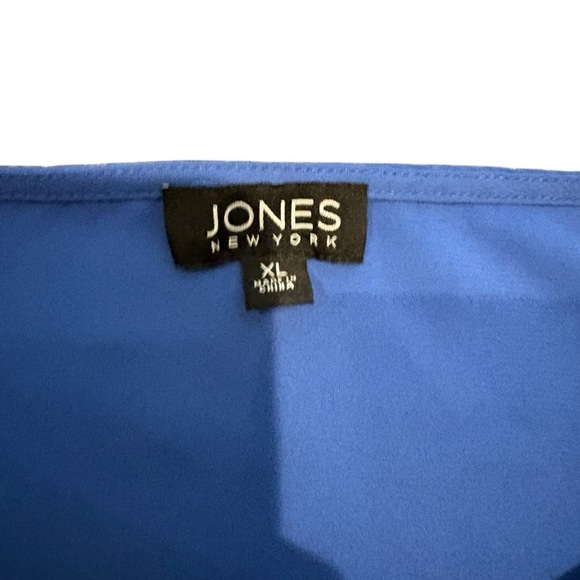 Jones New York Blue Blouse - Picture 3 of 9